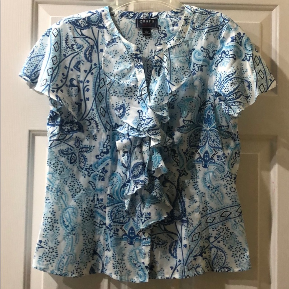 Chaps Denim size L top